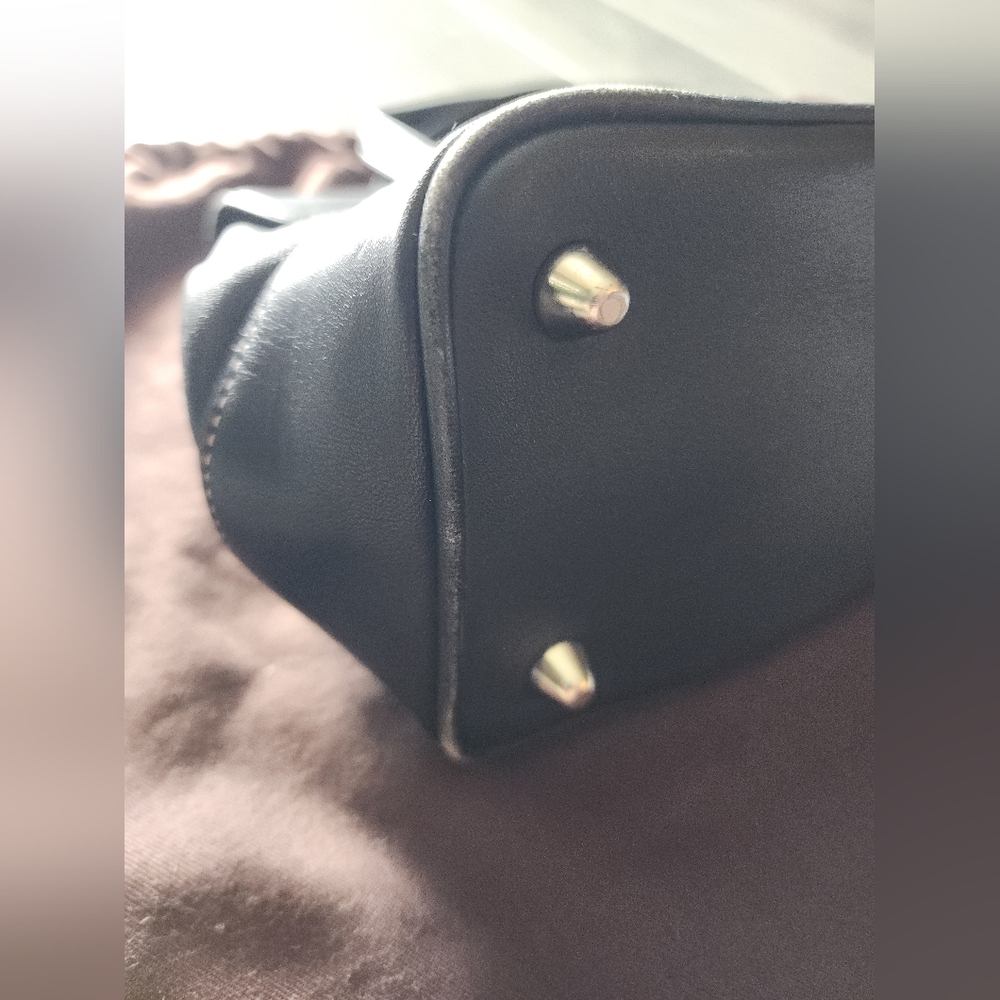 Coach Hampton Black Leather Satchel & Matching Wallet - Picture 11 of 16